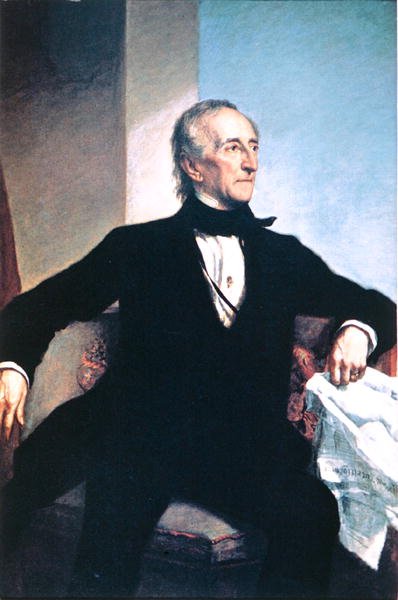 जॉन टायलर (1790-1862) (रंग लिथो) द्वारा जॉर्ज पीटर अलेक्जेंडर (बाद) हीली