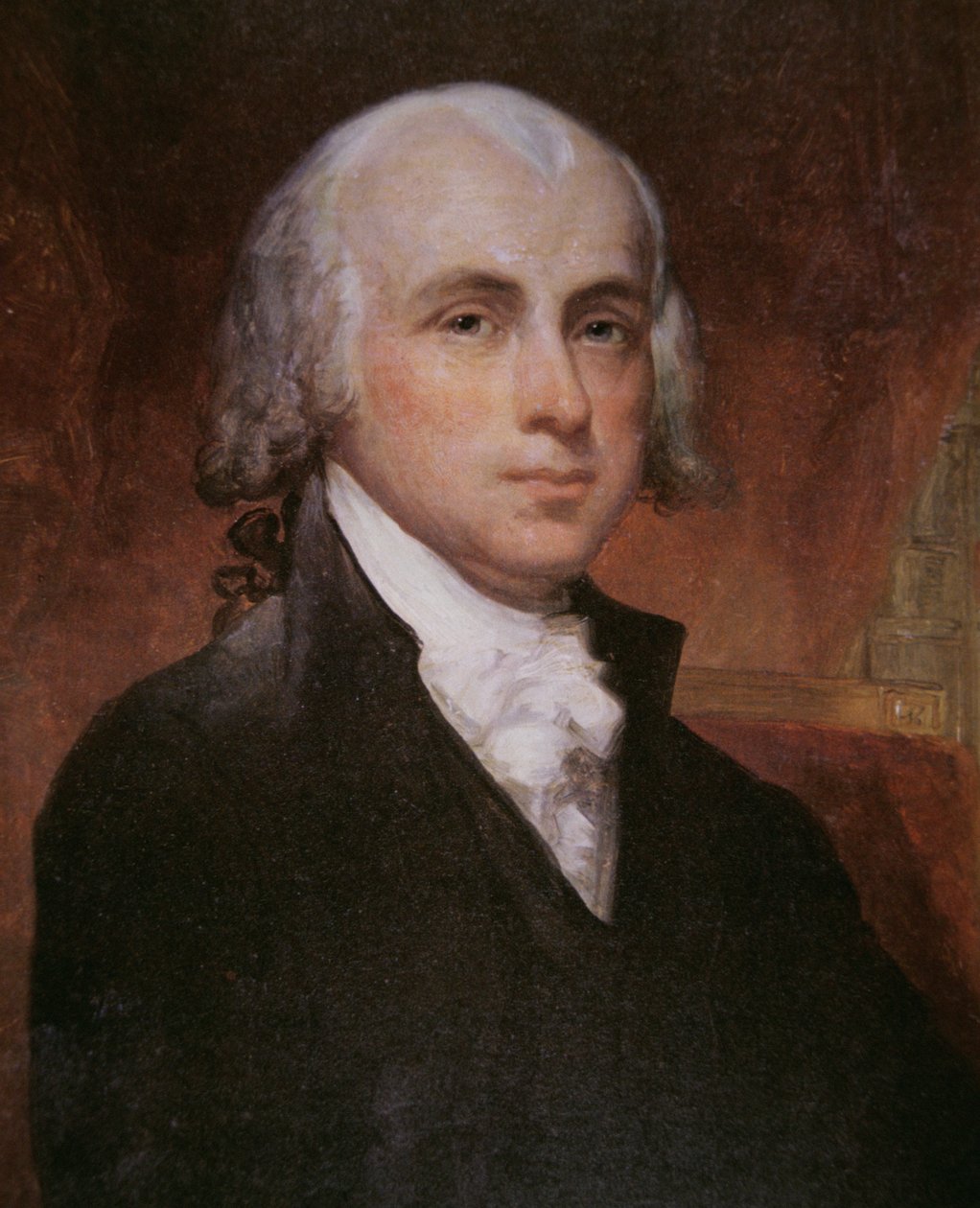 जेम्स मैडिसन (1751-1836) (रंग लिथो) द्वारा जॉर्ज पीटर अलेक्जेंडर हीली
