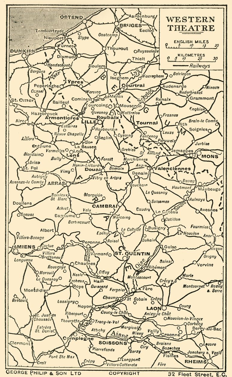 पश्चिमी रंगमंच, 1919। द्वारा जॉर्ज फिलिप एंड सन लिमिटेड