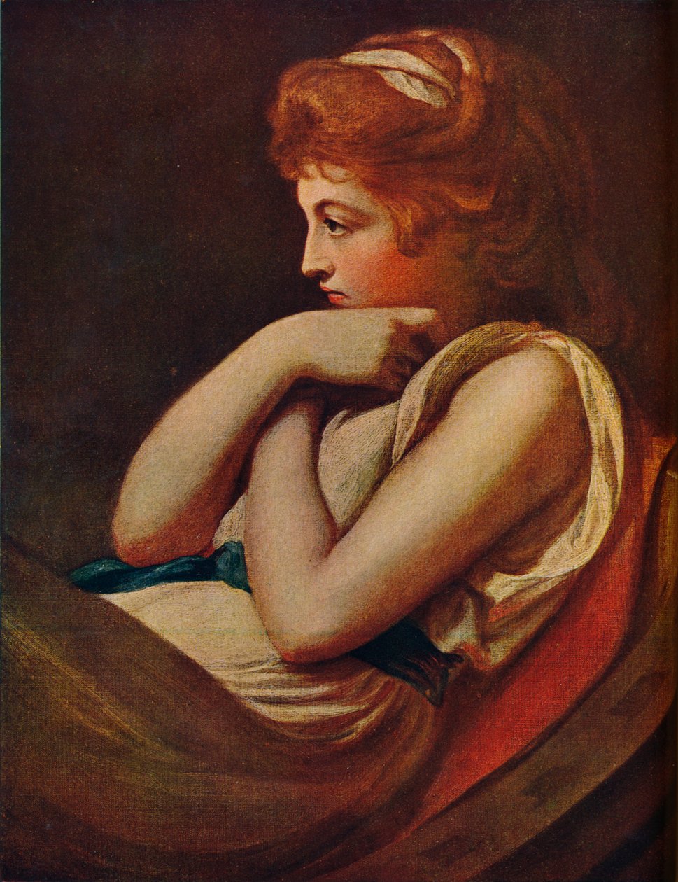 एम्मा, लेडी हैमिल्टन, c1785, 1909 द्वारा जॉर्ज रोमनी
