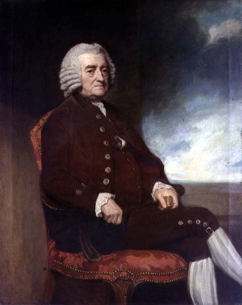 लंदन के व्यापारी जॉन स्मिथ का पोर्ट्रेट (1703-87) द्वारा जॉर्ज रोमनी
