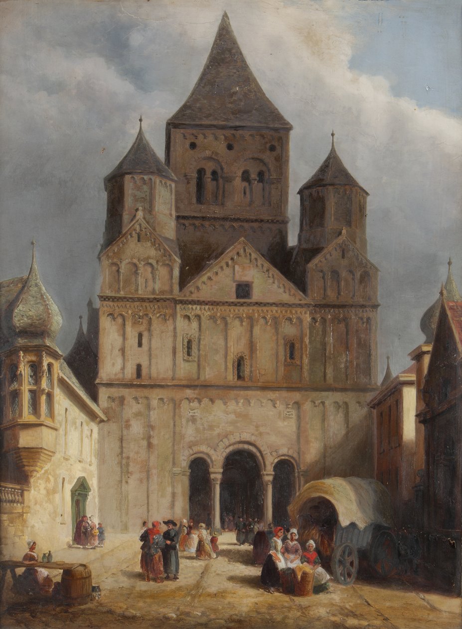 Marmoutier, Bas-Rhin, फ्रांस का दृश्य द्वारा जॉर्ज रो क्लार्क