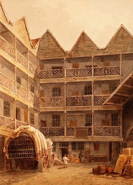 बुल एंड माउथ सराय द्वारा जॉर्ज शेफर्ड