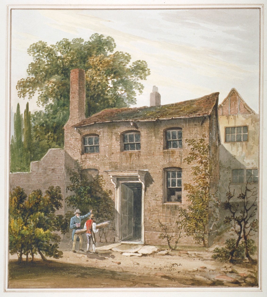 हॉलबोर्न, लंदन में हाउस, 1815 द्वारा जॉर्ज शेफर्ड