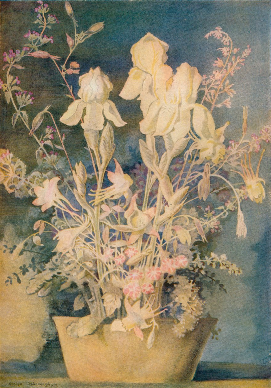 जॉर्ज शेरिंघम द्वारा फूल पेंटिंग, c1910-1920, 1936। द्वारा जॉर्ज शेरिंघम