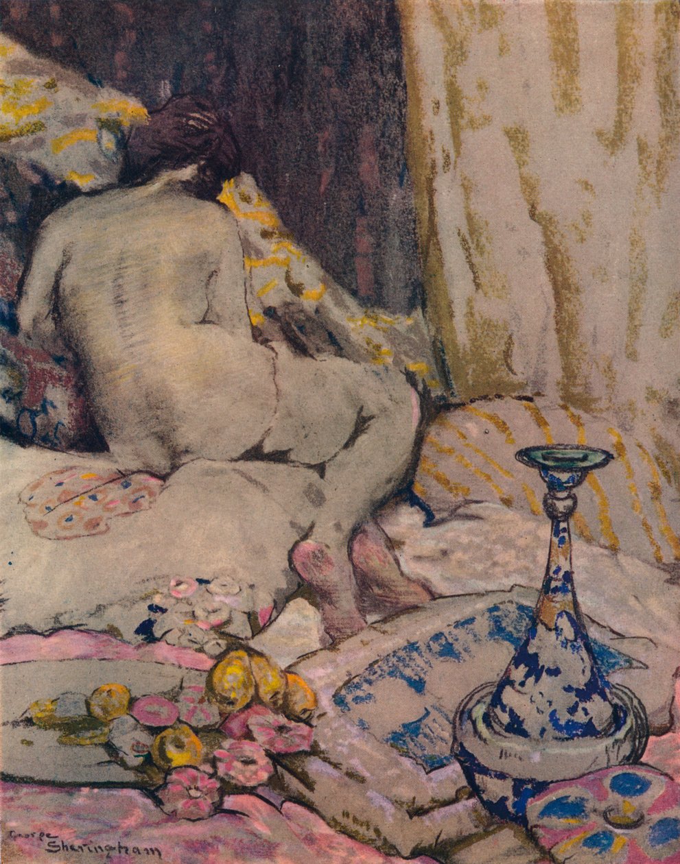 फारसी फूलदान, c1916 द्वारा जॉर्ज शेरिंघम