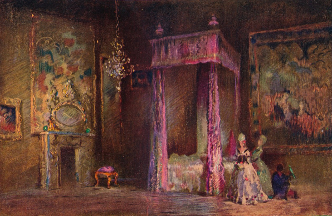 क्वींस बेडचैबर, c1916 द्वारा जॉर्ज शेरिंघम