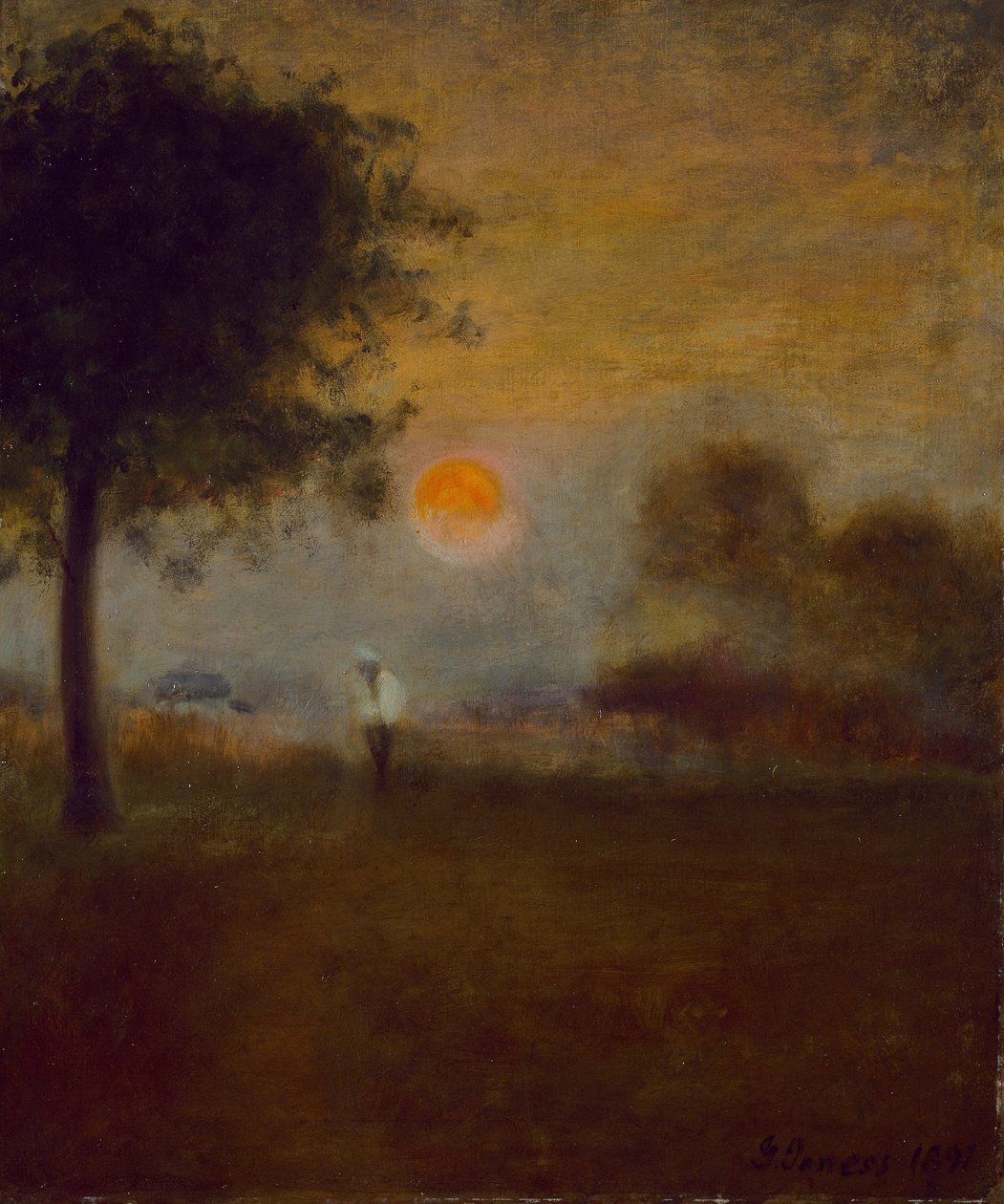 चंद्रोदय, 1891 द्वारा जॉर्ज Snr। Inness