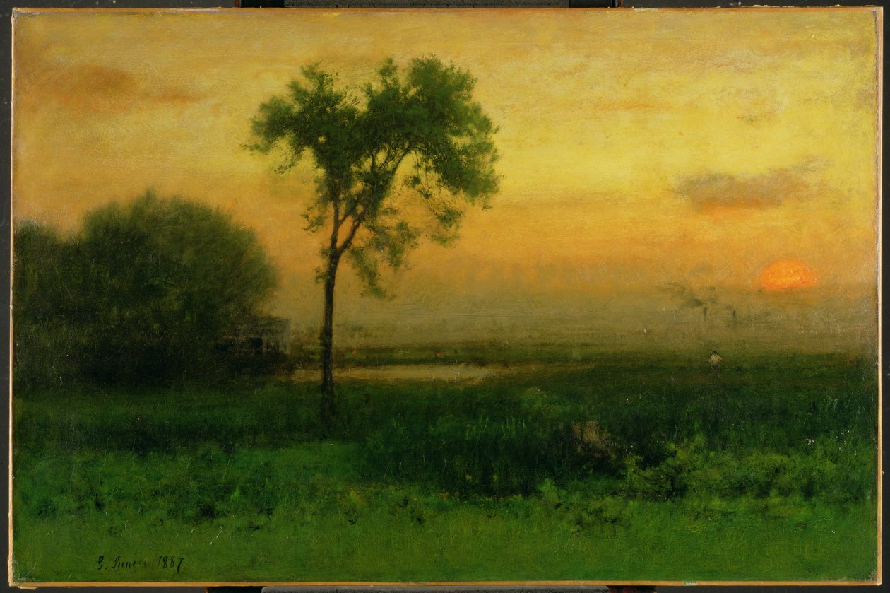 सूर्योदय, 1887 द्वारा जॉर्ज Snr। Inness