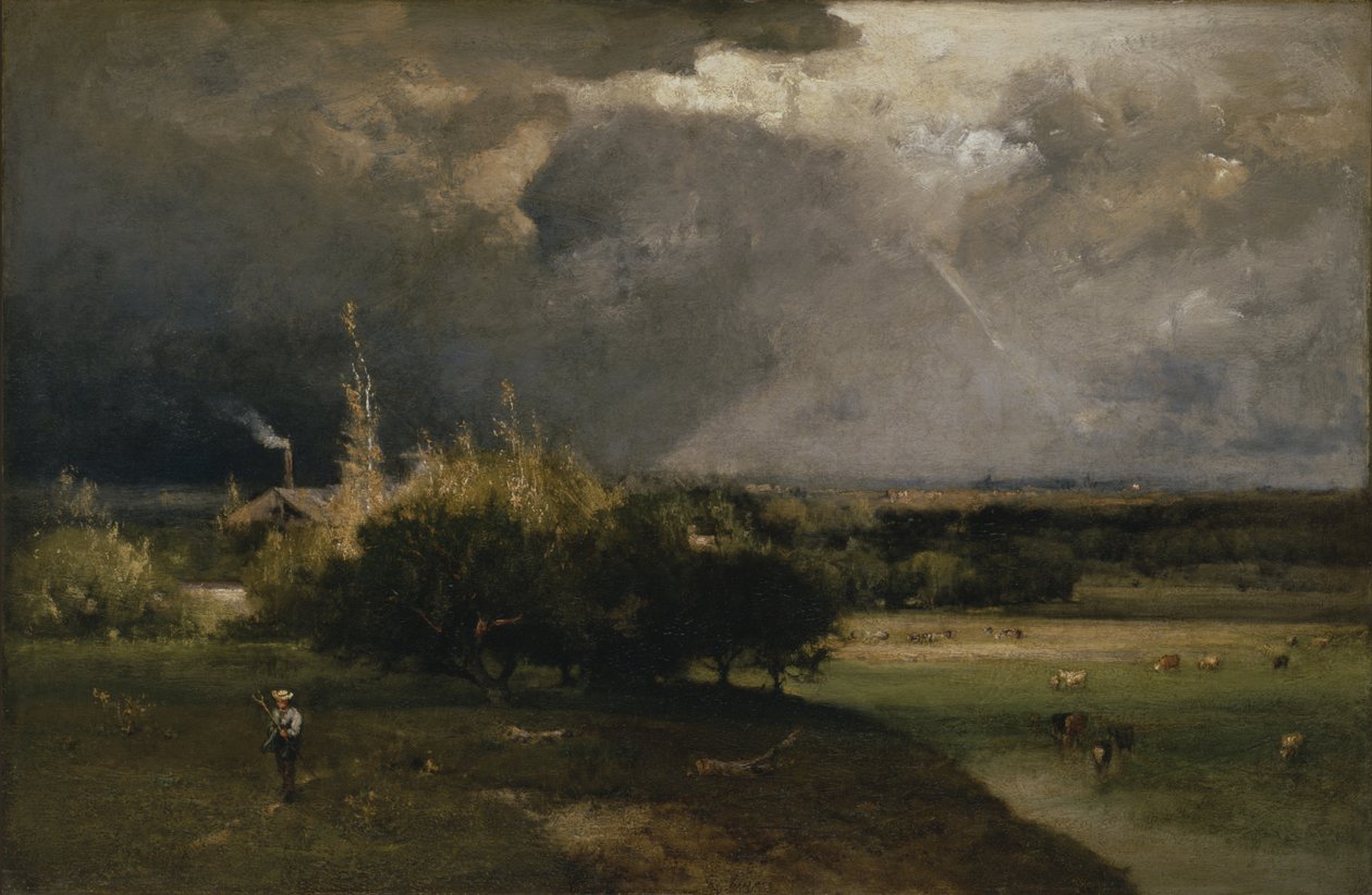 द कमिंग स्टॉर्म, c.1879 द्वारा जॉर्ज Snr। Inness