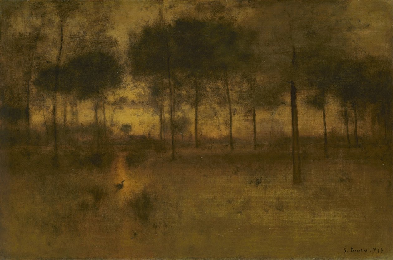 द होम ऑफ़ द हेरॉन, 1893 द्वारा जॉर्ज Snr। Inness