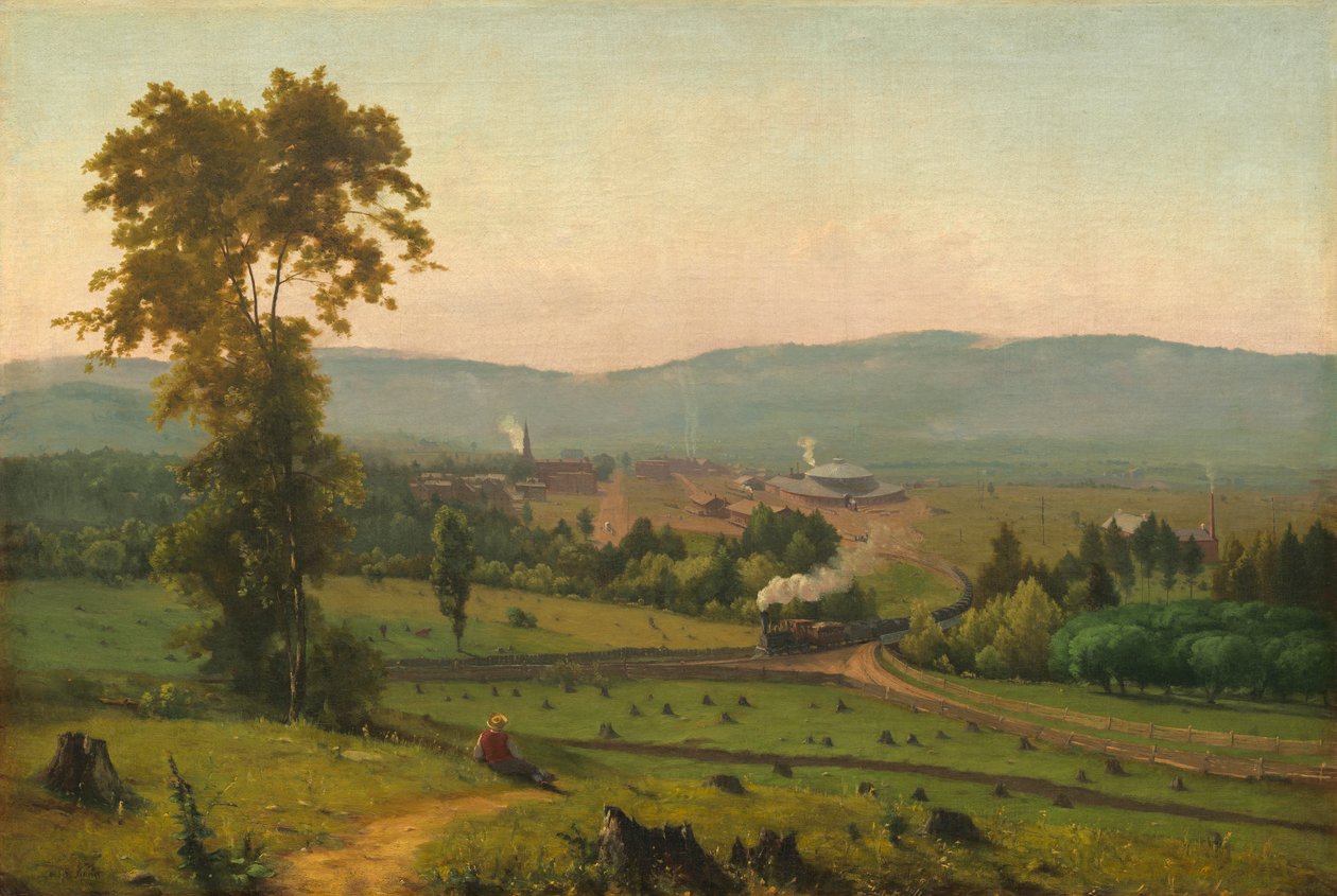 लैकवाना घाटी, c.1856 द्वारा जॉर्ज Snr। Inness