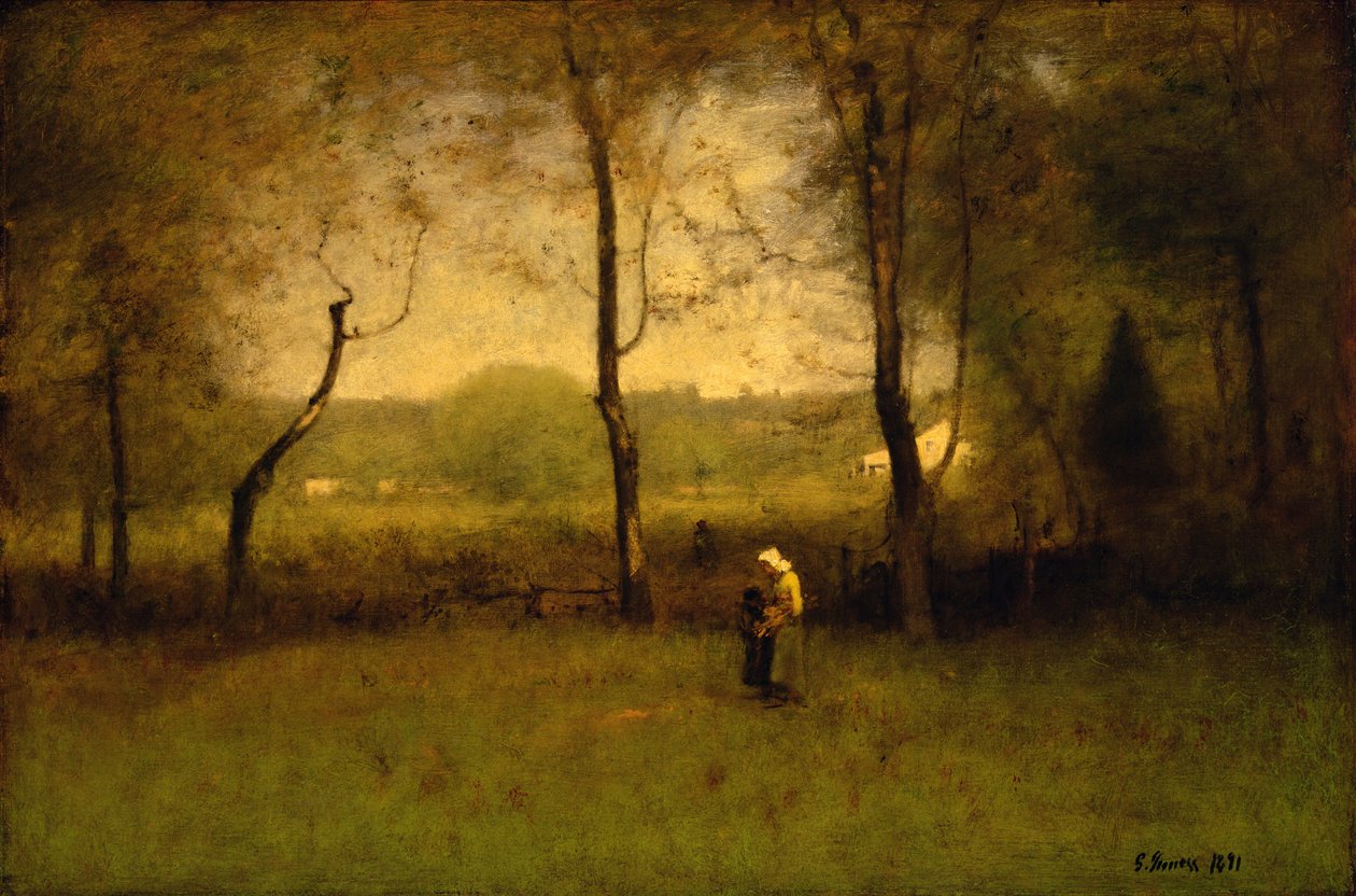 वुड गथर्स: एन शरदकालीन दोपहर, 1891 द्वारा जॉर्ज Snr। Inness