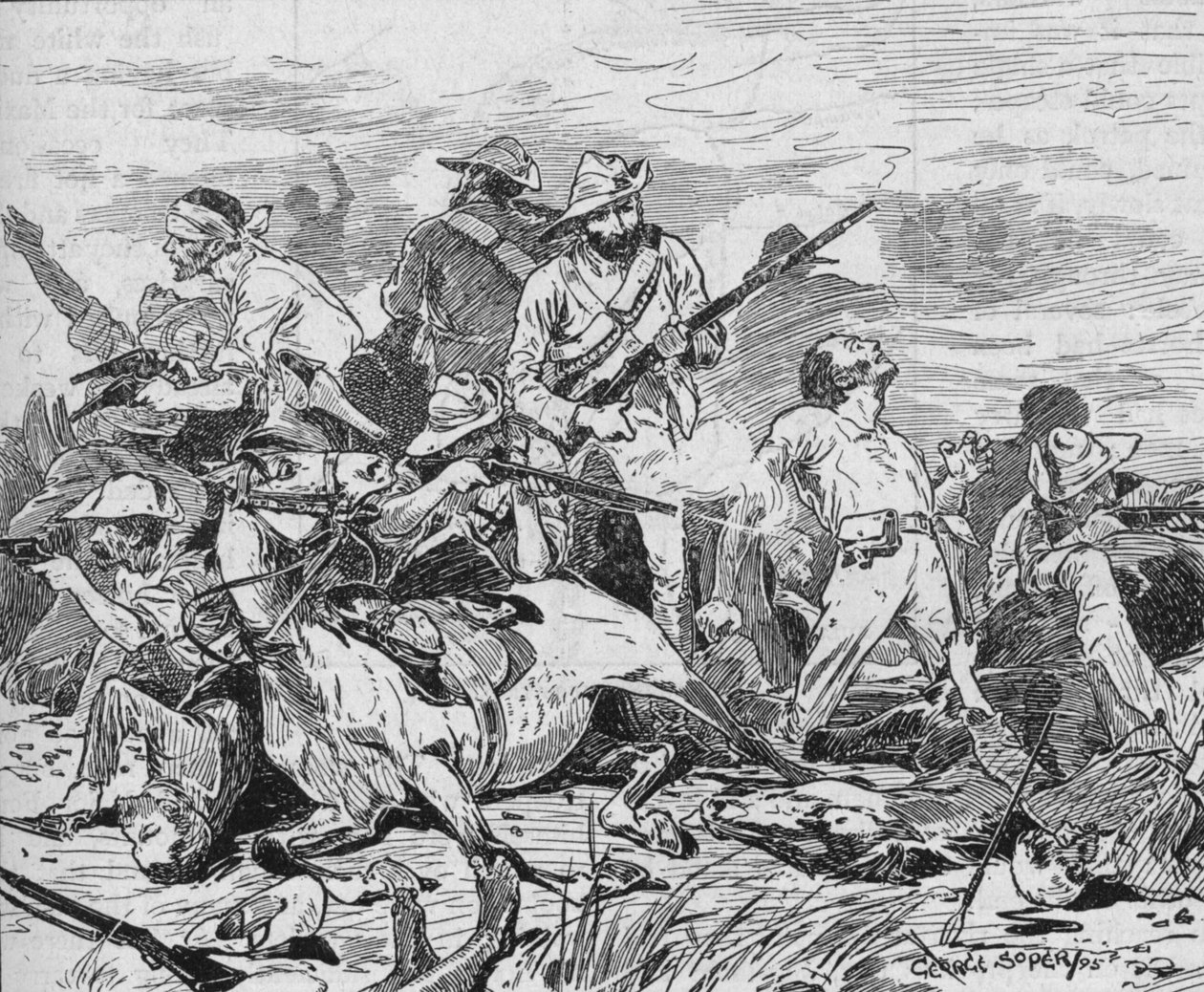 वे ग्रिमली, 1895, 1902 पर लड़े द्वारा जॉर्ज सॉपर