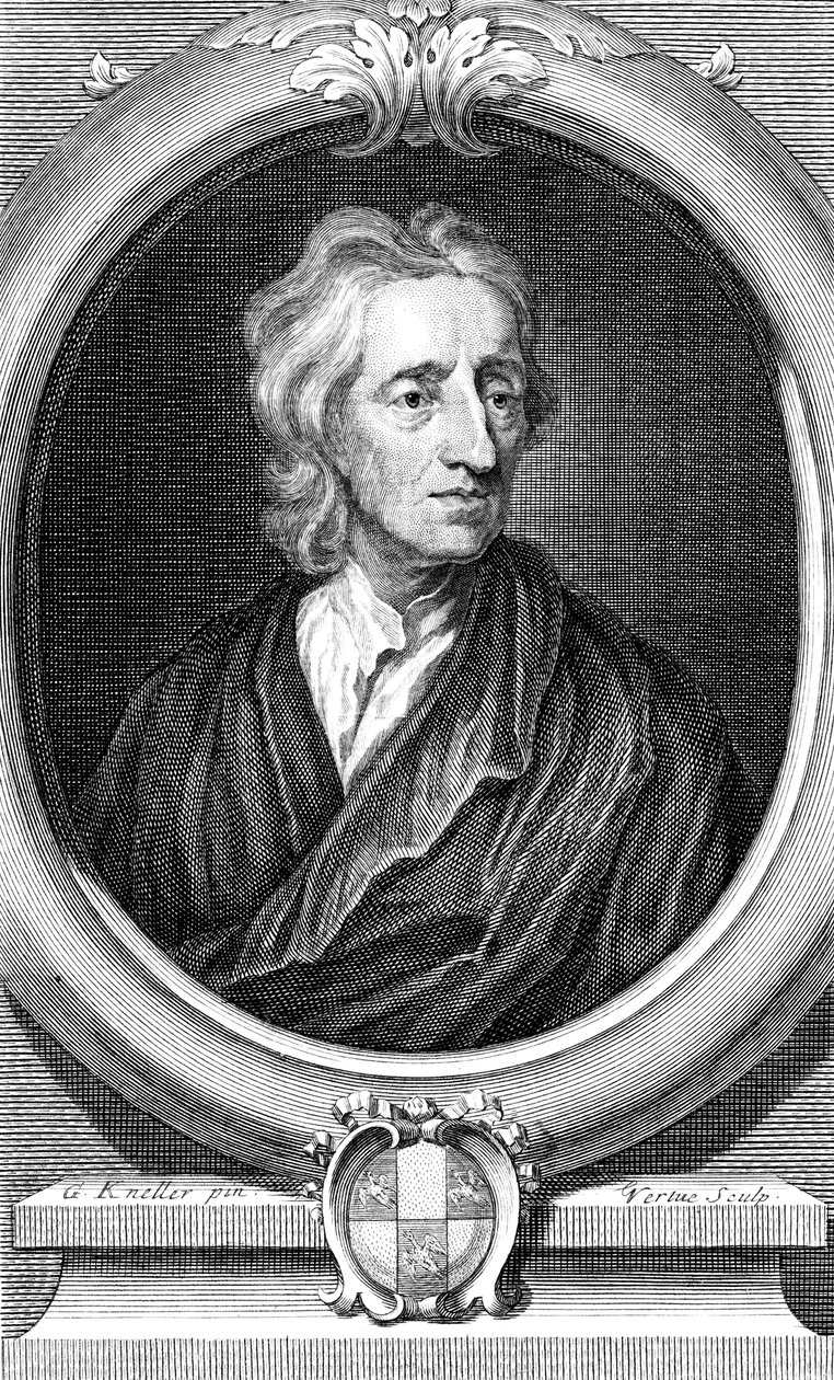जॉन लोके, अंग्रेजी दार्शनिक, c1713 द्वारा जॉर्ज वर्ट्यू