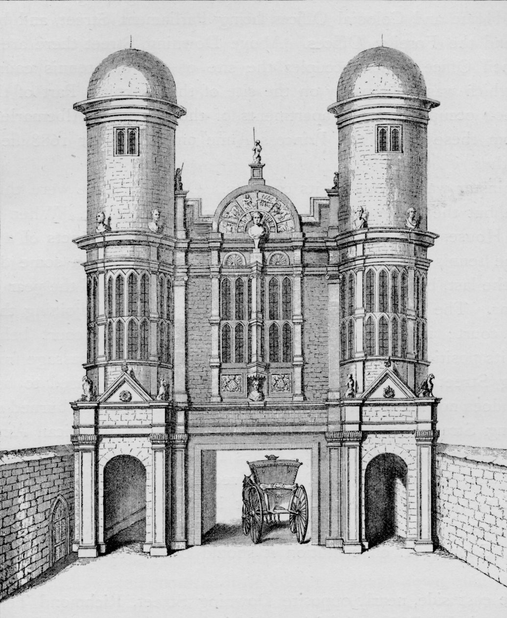 किंग स्ट्रीट गेट, वेस्टमिंस्टर, c1725 1911 द्वारा जॉर्ज वर्ट्यू