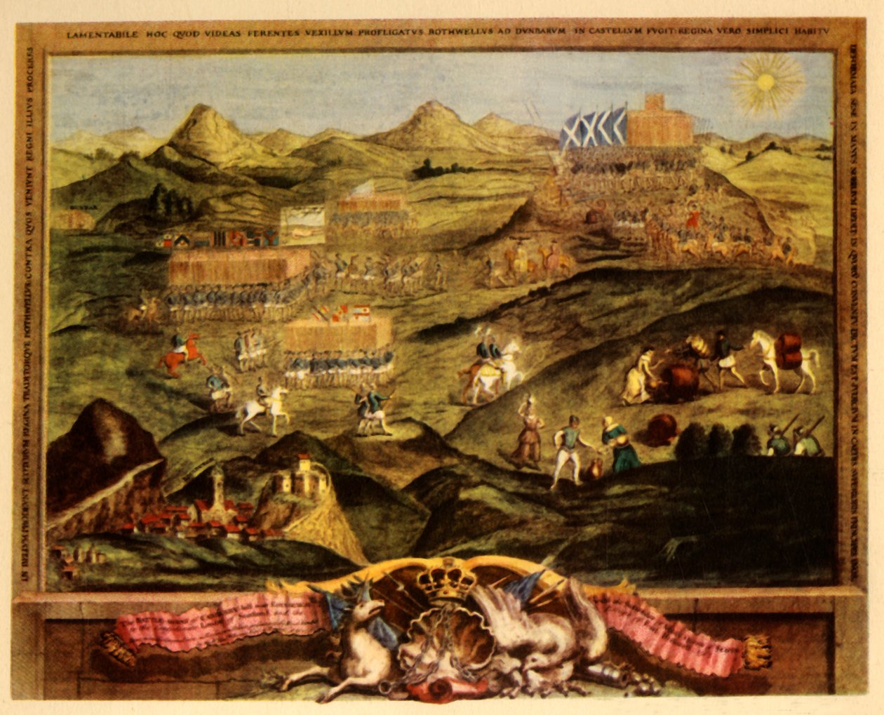 कारबेरी हिल की लड़ाई, 1567, c1742, 1944। द्वारा जॉर्ज वर्ट्यू