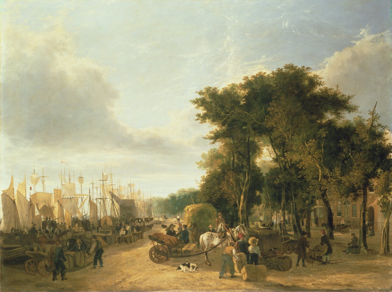 यरमाउथ क्वे, 1823 द्वारा जॉर्ज विंसेंट