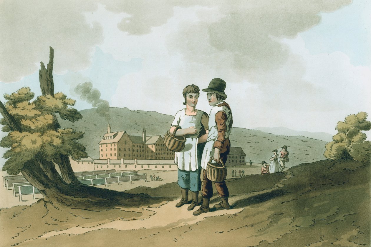 द फैक्ट्री चिल्ड्रन, 1814 द्वारा सीक्रॉफ्ट के जॉर्ज वॉकर