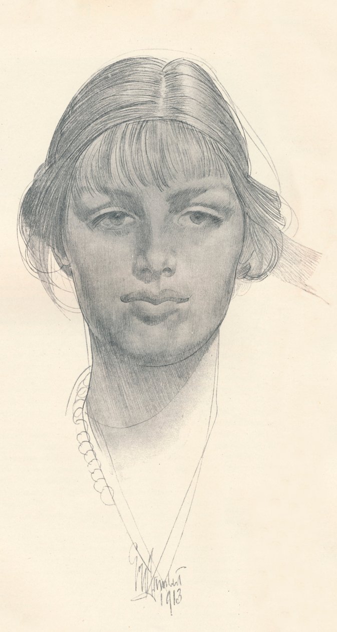 फेयर गर्ल, c1914। द्वारा जॉर्ज वाशिंगटन लैंबर्ट