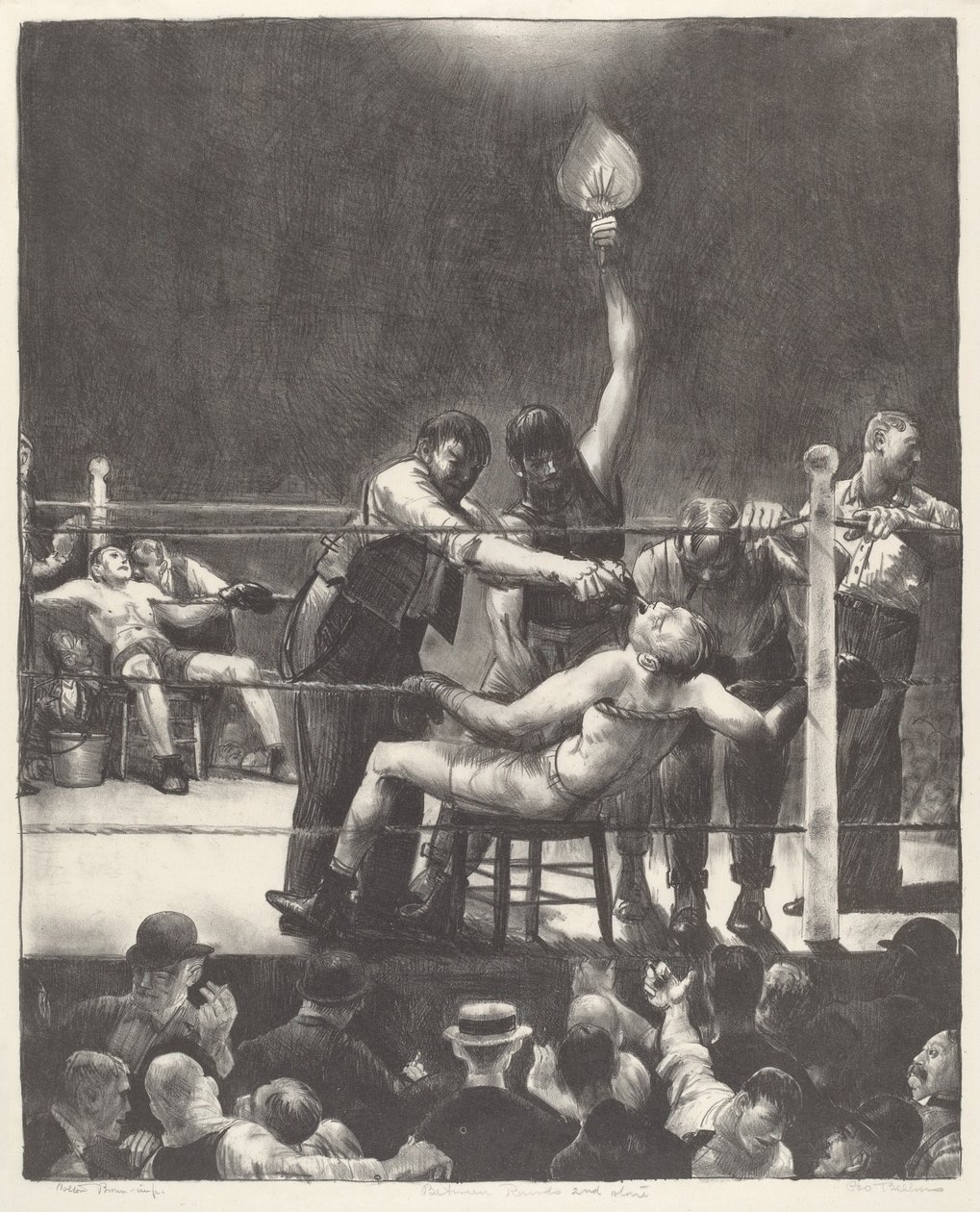 राउंड्स के बीच, छोटा, दूसरा पत्थर, 1923। द्वारा जॉर्ज वेस्ले बेलोज़