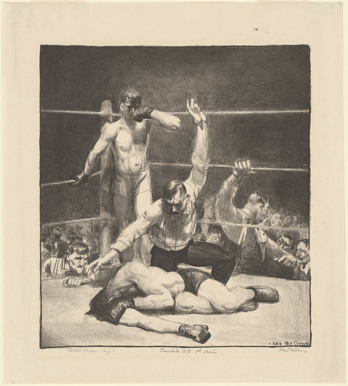 काउंट आउट, पहला पत्थर, 1921। द्वारा जॉर्ज वेस्ले बेलोज़