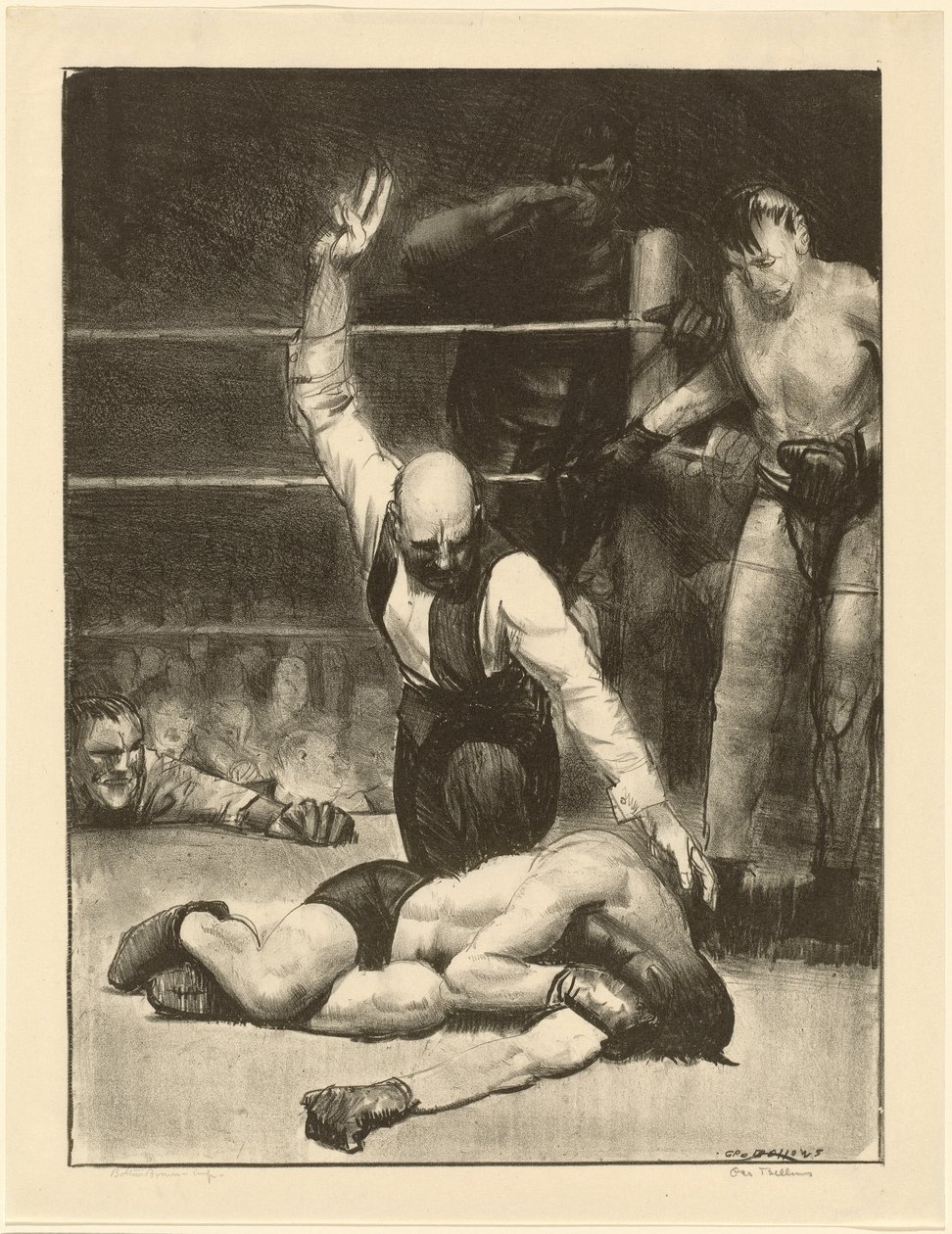 काउंट आउट, दूसरा पत्थर, 1921। द्वारा जॉर्ज वेस्ले बेलोज़