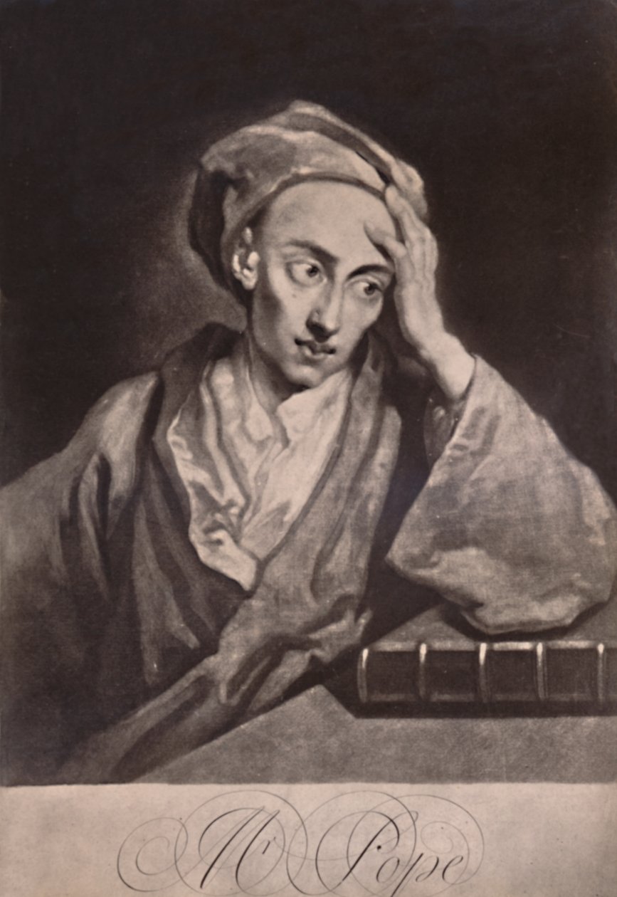 अलेक्जेंडर पोप, अंग्रेजी कवि और व्यंग्यकार, c1732 1894 द्वारा जॉर्ज व्हाइट
