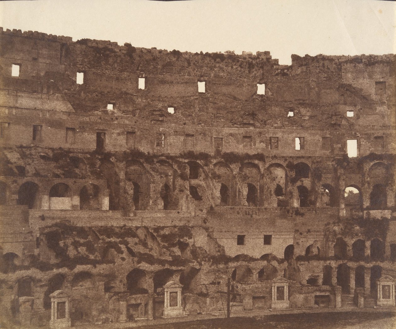 कोलोसियम, रोम, 1850 के दशक। द्वारा जॉर्ज विल्सन ब्रिजेस