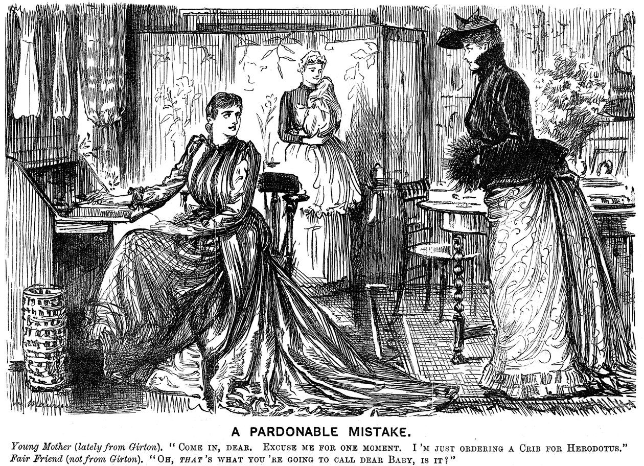 ए परेड मिस्टेक, 1889 द्वारा जॉर्ज डू मौरियर