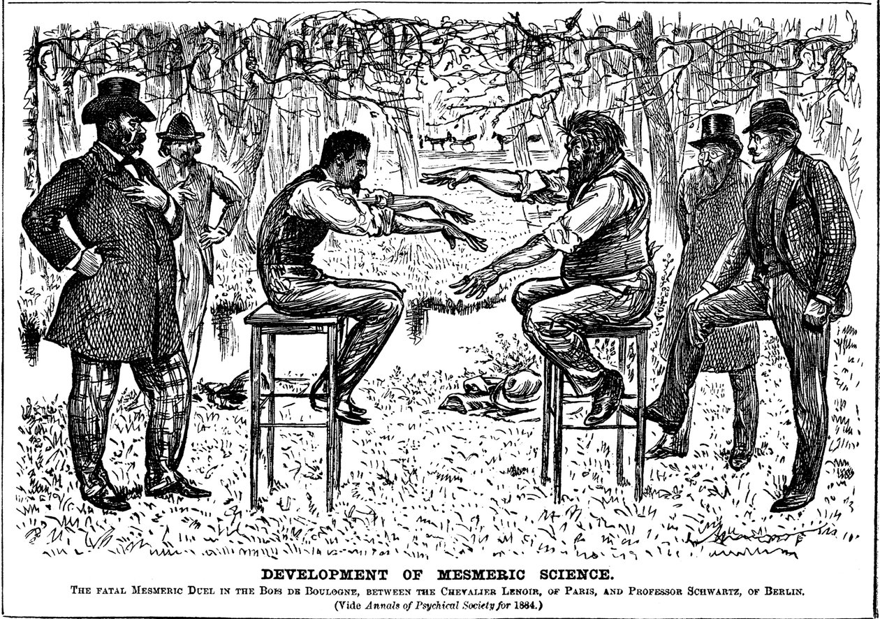 मेस्मेरिक साइंस का विकास, 1883 द्वारा जॉर्ज डू मौरियर