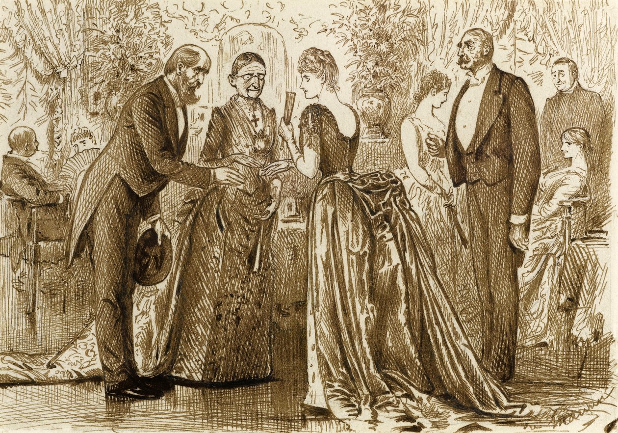 चीजें एक तरह से व्यक्त करना चाहते हैं, c.1880 द्वारा जॉर्ज डू मौरियर