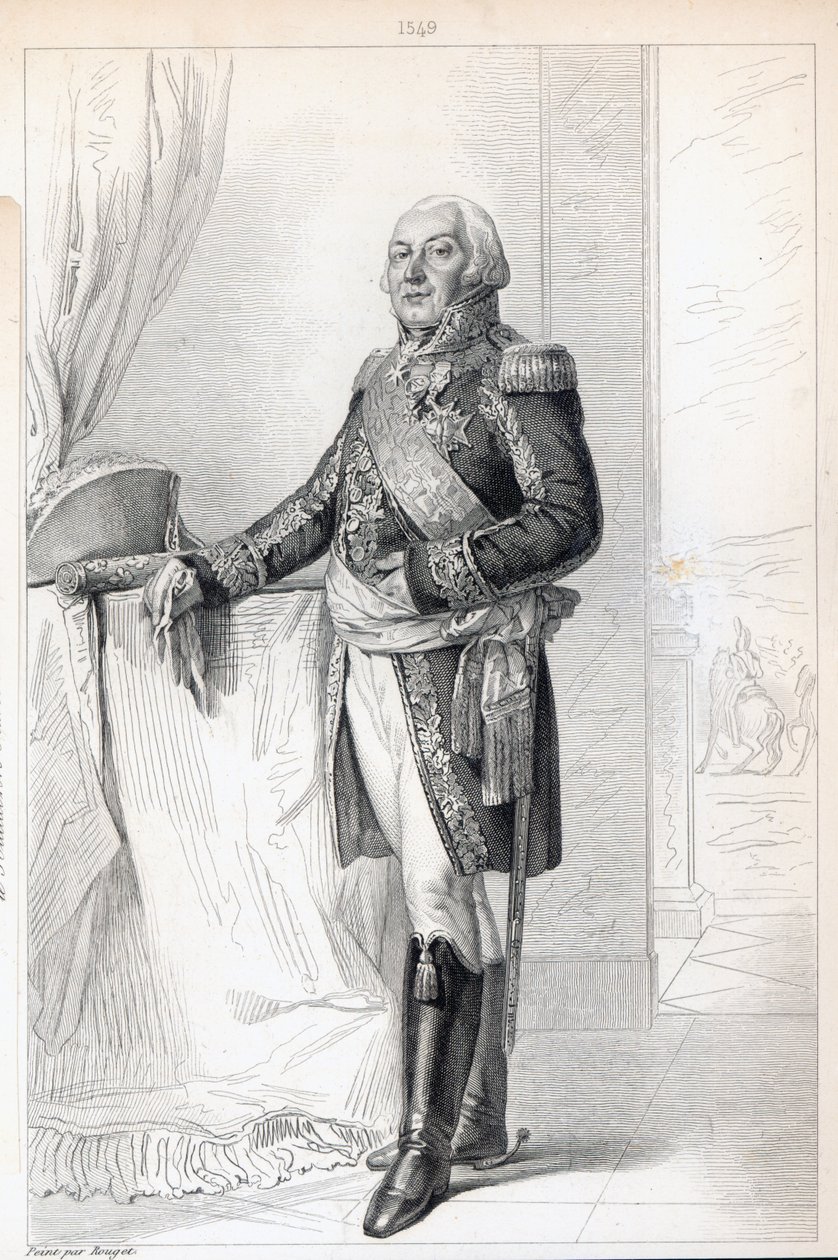 फ्रेंकोइस-हेनरी डी फ्रैंकोटॉट डी कोन्ग (1737-1821), ड्यूक ऑफ कोआग द्वारा जॉर्जेस रूज