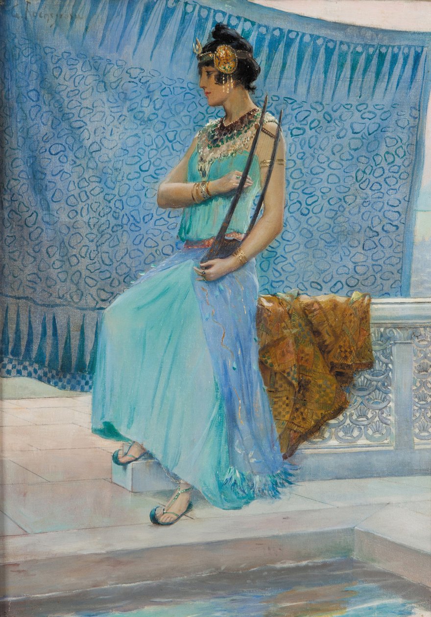 अल्जीरियाई नर्तकी या सलामम्बो, 1910। द्वारा जॉर्जेस एंटोनी रोशग्रोसे