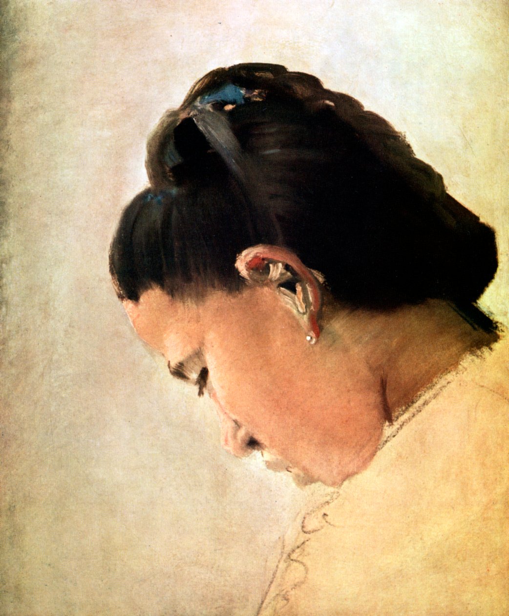 Tete de Jeune Fille, 19 वीं सदी के अंत में, 1929 द्वारा जॉर्जेस पियरे सेरात