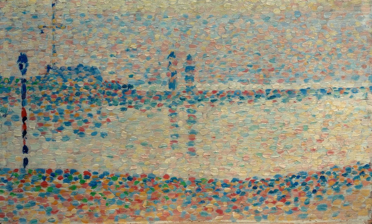 Le Port de Gravelines (बजरी - अध्ययन का बंदरगाह) द्वारा जार्ज सेरात