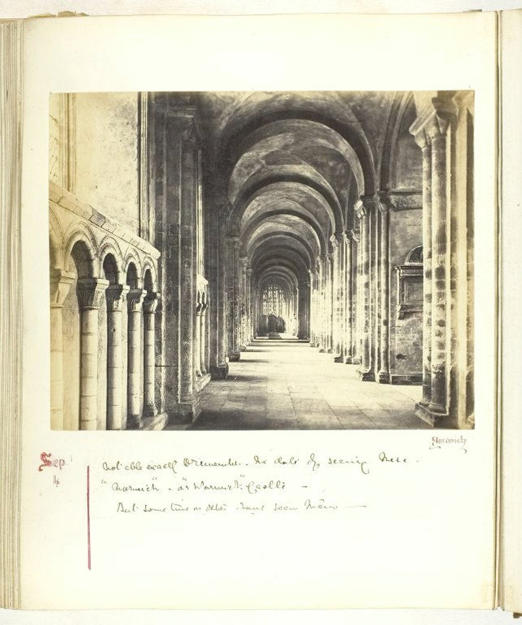 शीर्षक रहित [क्लोइस्टर्स], 1868। द्वारा जॉर्जिना काउपर
