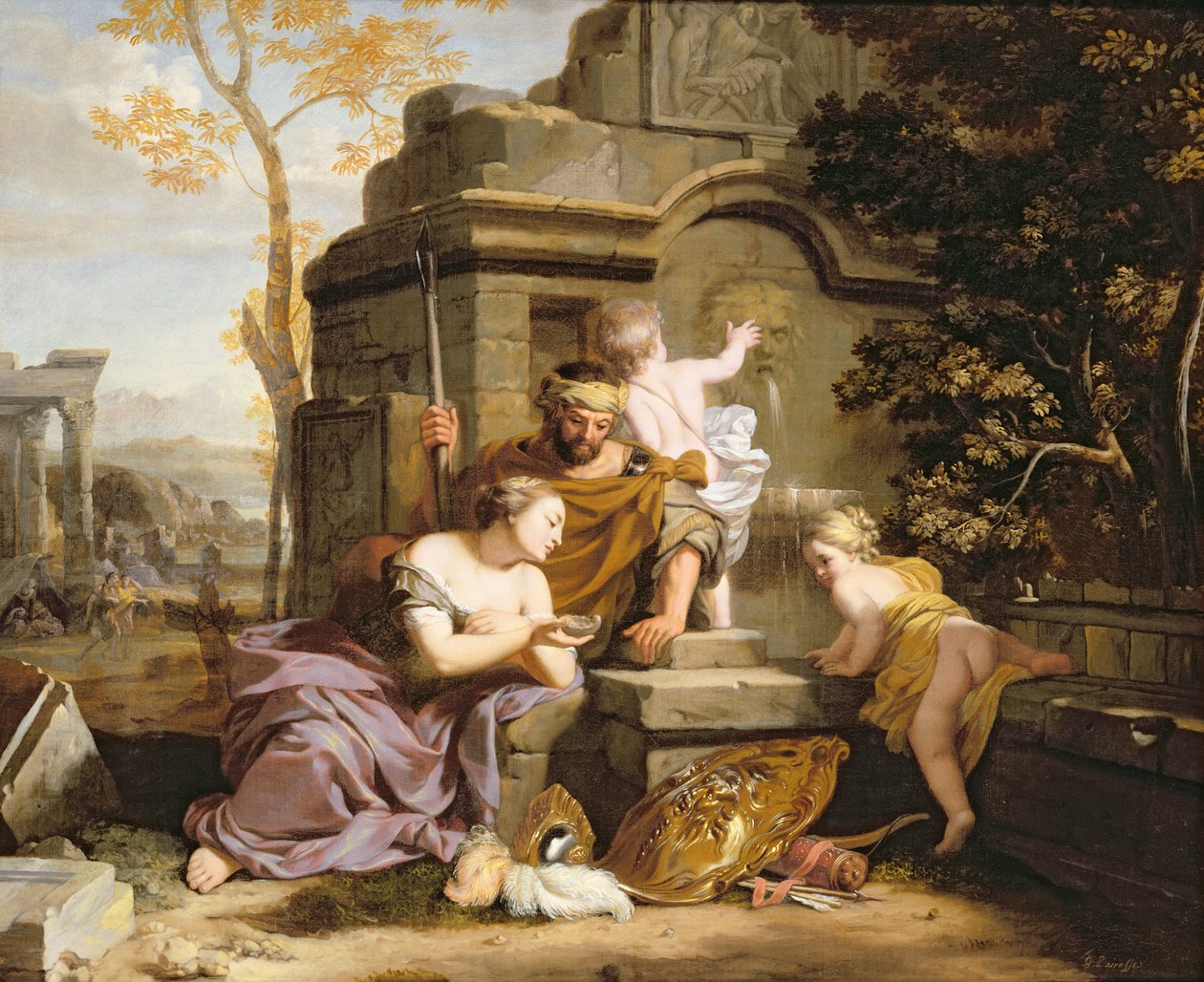 Granida and Daiphilo  द्वारा जेरार्ड डी लैरेसी