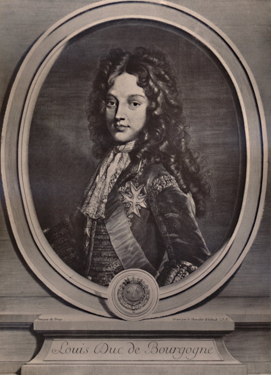लुइस, ड्यूक ऑफ बरगंडी, फ्रांस के डूफिन और राजा लुई XV के पिता, c1700 1894 द्वारा जेरार्ड एडेलनिक