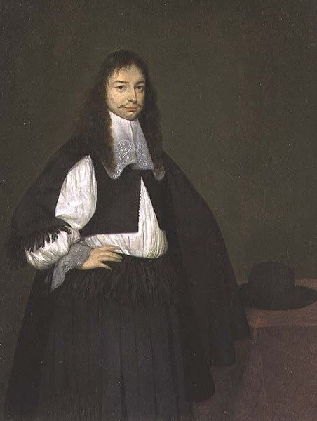 एक सज्जन का पोर्ट्रेट, c.1667-8 (जोड़ी को 64506 देखें) के लिए द्वारा जेरार्ड टेर बोरचो