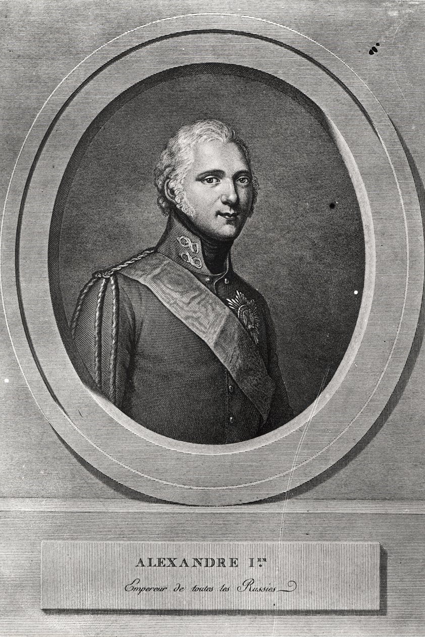 अलेक्जेंडर I (1777-1825) का चित्रण पियरे अलेक्जेंड्रे तारडियू (1756-1844) द्वारा उकेरा गया द्वारा गेरहार्ड कुचेलचेन