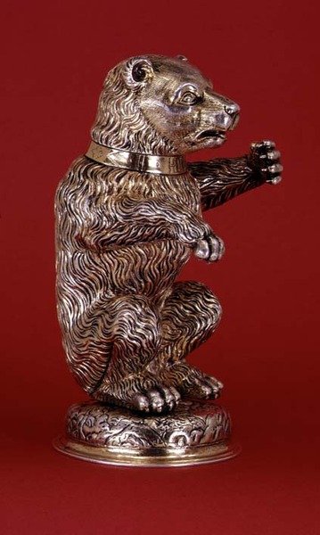 क्रिस्टोफ़ रिटर, नुरेमबर्ग, c.1580 (सिल्वर गिल्ट) द्वारा एक भालू का मॉडल द्वारा जर्मन स्कूल
