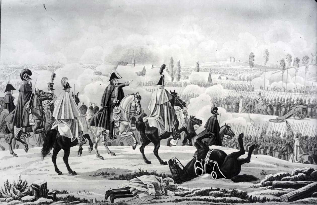 ब्रायन की लड़ाई, 1 फरवरी 1814 द्वारा जर्मन स्कूल