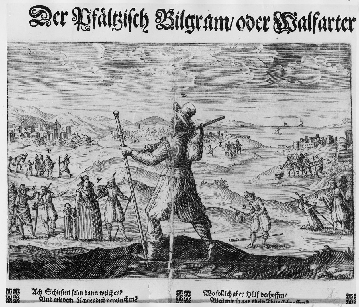 &39;द पिलग्रिम ऑफ पैलेटिनेट&39;, फ्रेडरिक वी (1596-1632), बोहेमिया के राजा द्वारा जर्मन स्कूल