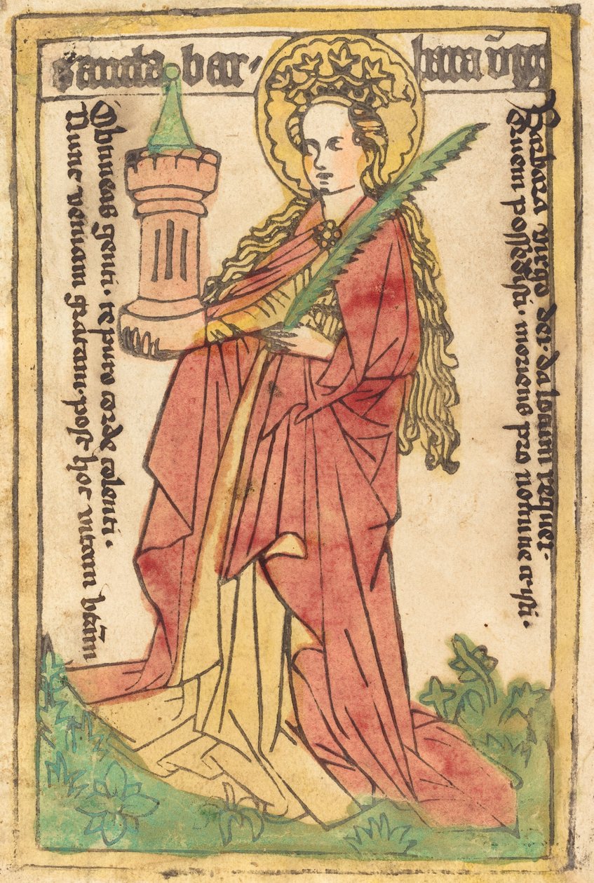 Saint Barbara द्वारा जर्मन 15वीं सदी