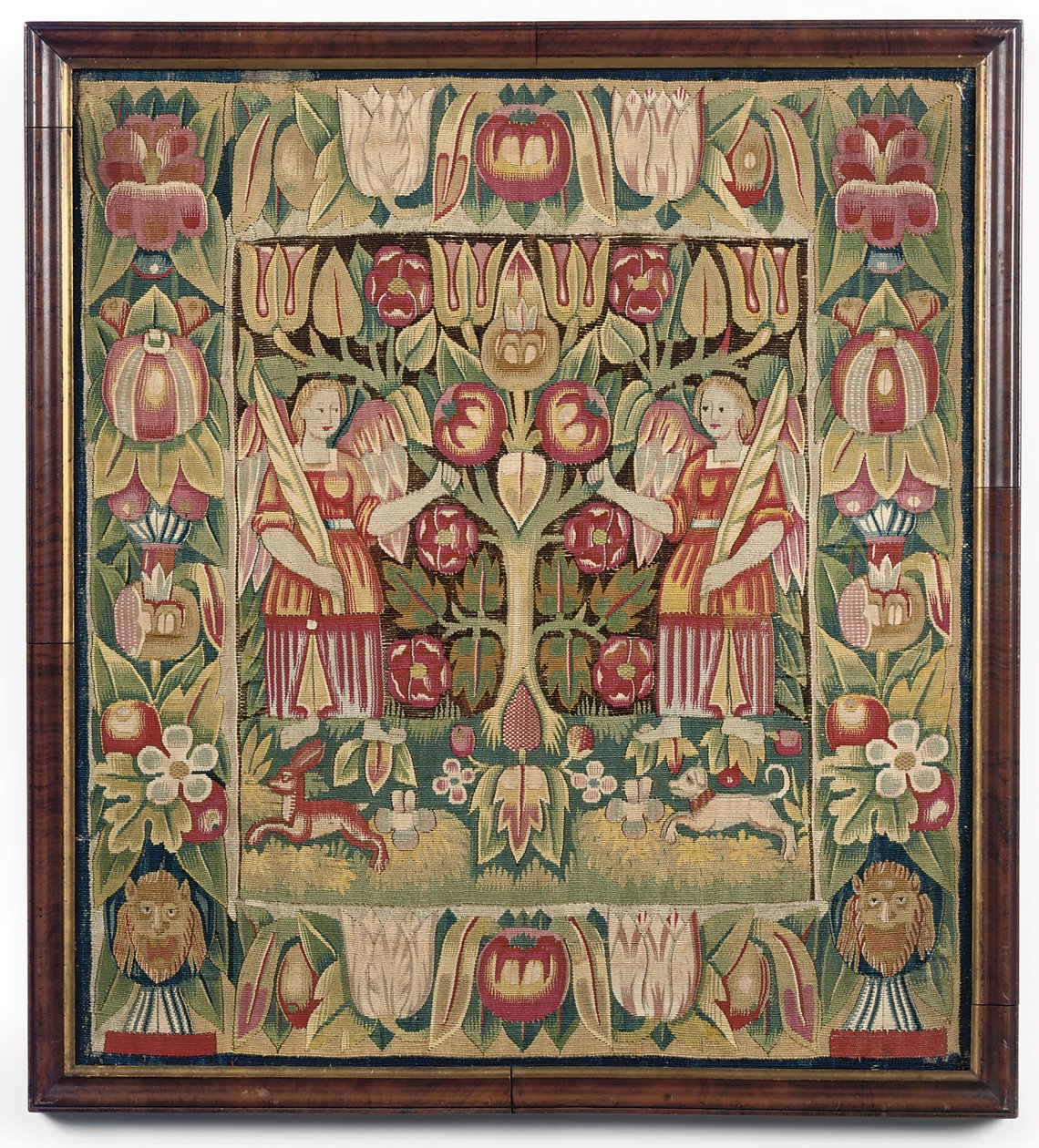 उत्तरी टेपेस्ट्री कुशन कवर, उत्तरी जर्मनी, संभवतः हैम्बर्ग, c.1600-50 द्वारा जर्मन स्कूल