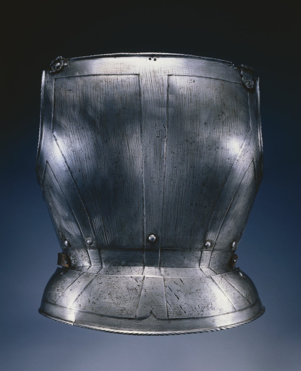 बैकप्लेट, लैंडशूट, मध्य 1500s (स्टील) द्वारा जर्मन स्कूल