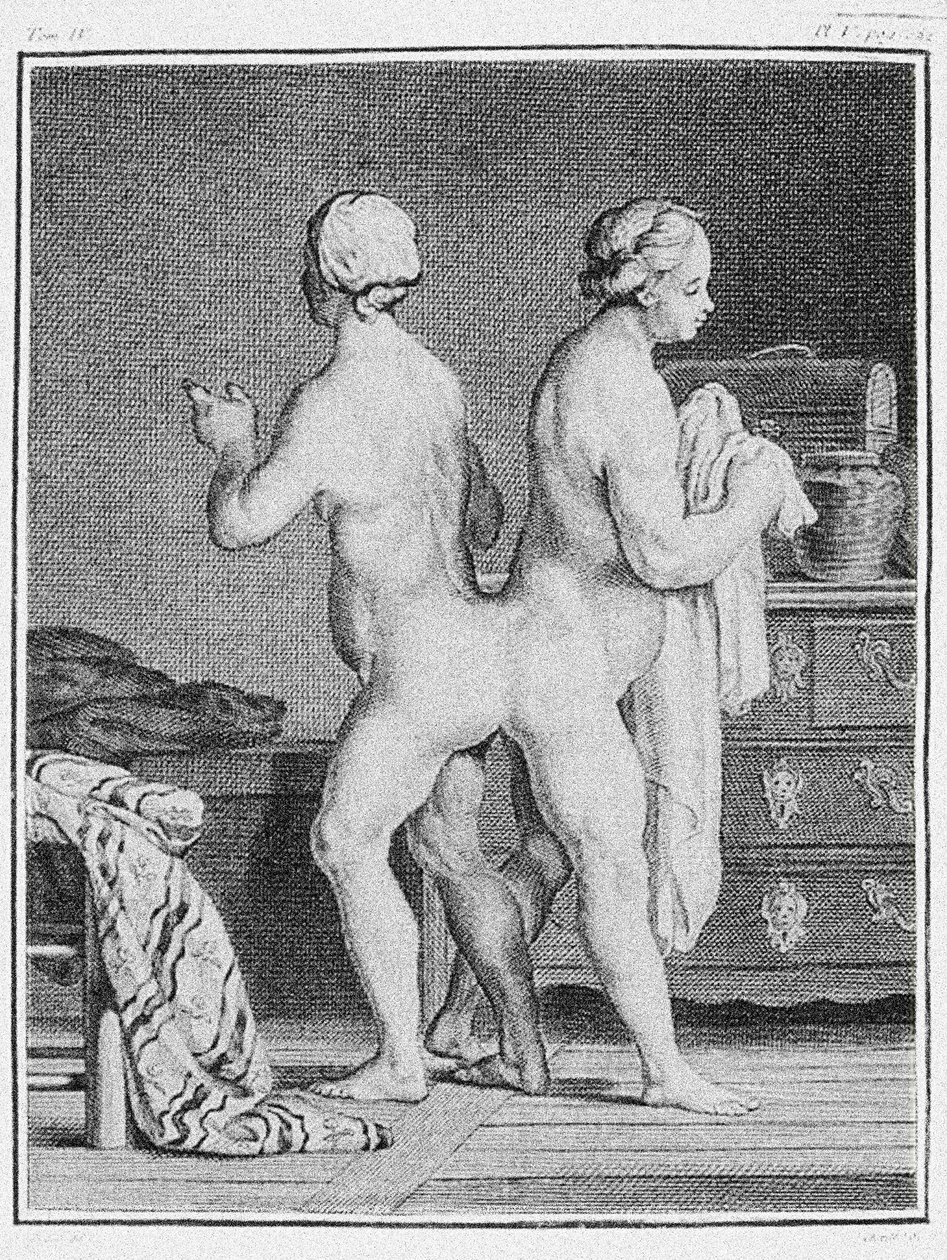 संयुक्त जुड़वां, c.1777 (उत्कीर्णन) द्वारा जर्मन स्कूल