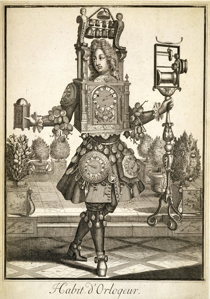 एक घड़ी निर्माता के लिए पोशाक, पब। जेरार्ड वल्क (16512-1726) c.1690 द्वारा द्वारा जर्मन स्कूल