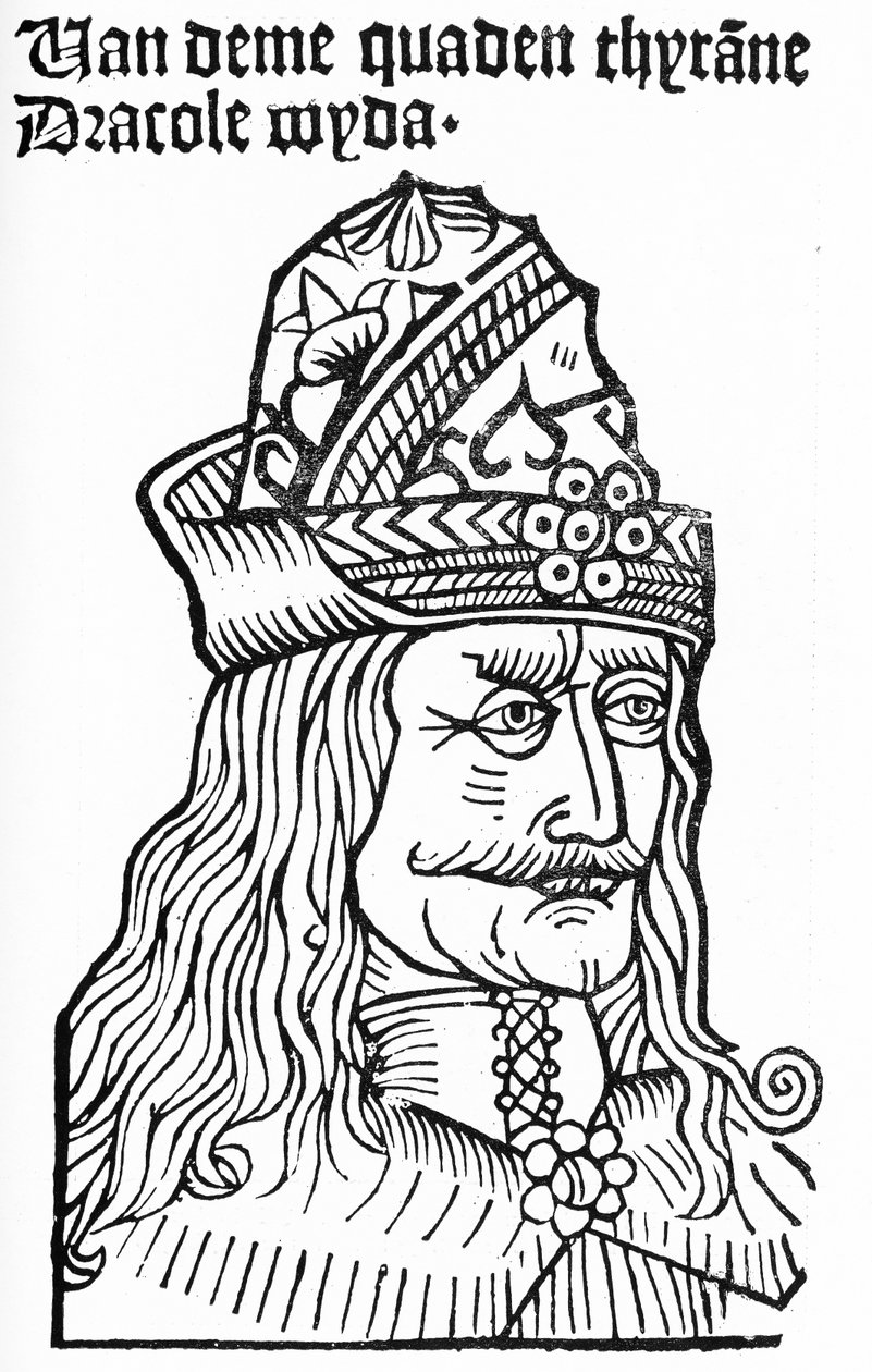 ड्रैकुला (व्लाद टेप), 1488-93 (473192 भी देखें) द्वारा जर्मन स्कूल